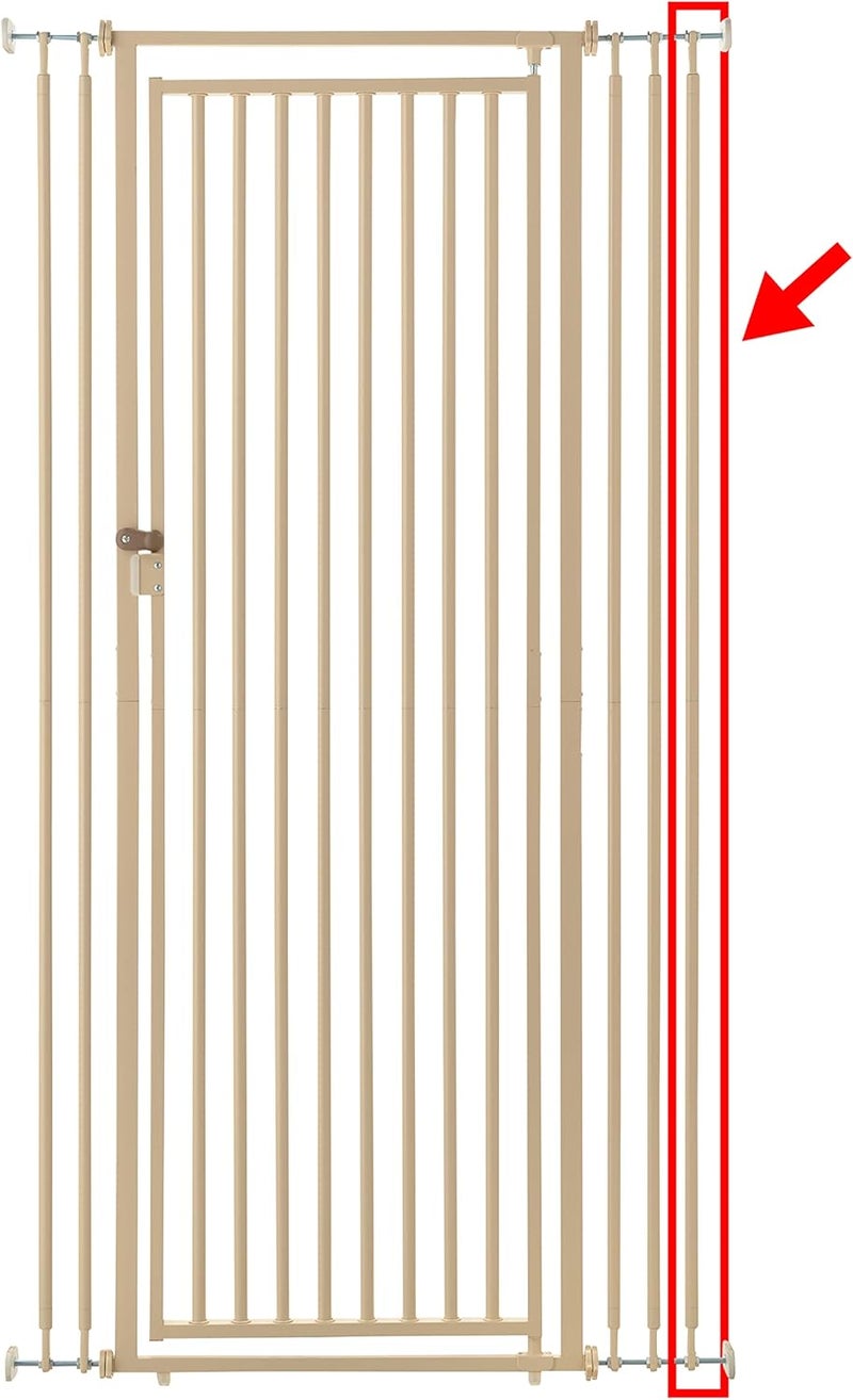 Richell USA - Cat Safety Gate Extension (30012) (Beige) - Image 1
